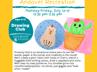 Andover Rec: Drawing Club (5-12y)